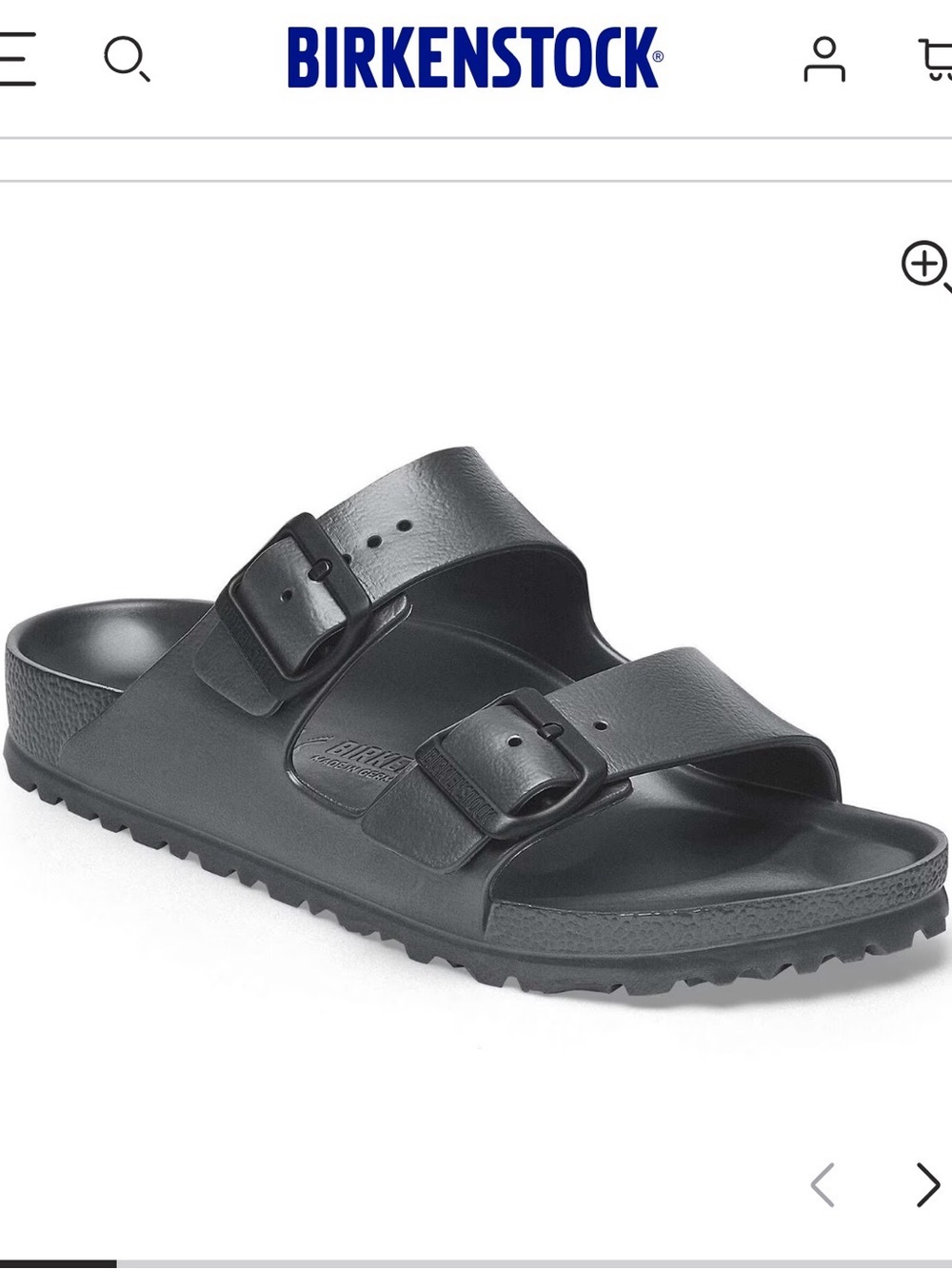 Birkenstock Arizona EVA Men's Sandal in Anthracite